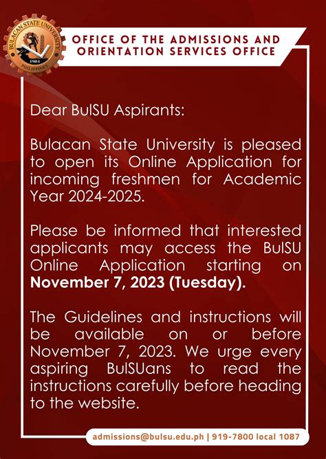 bulsuportal|BULSU Admissions and Orientation Services Office.
